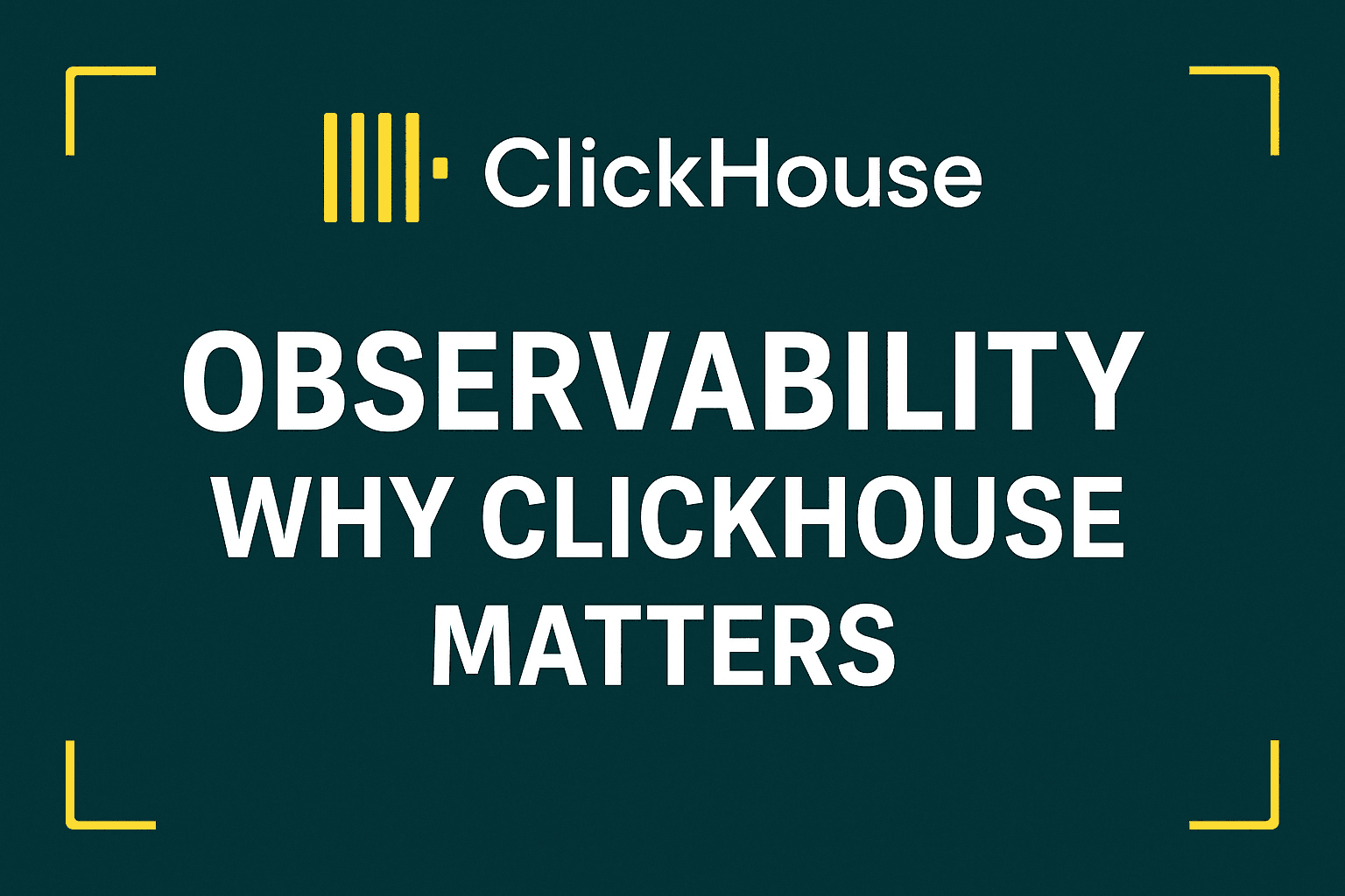 Why Observability Matters